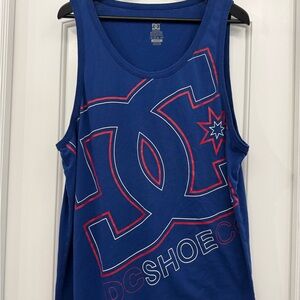 🥳 DC Shoes Graphic Blue Tank Top
